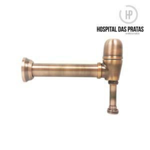 sifão com banho de cobre