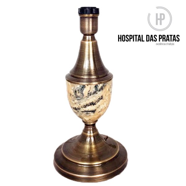 Abajur bronze velho