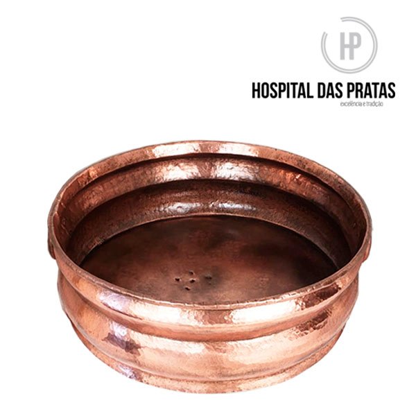 Tacho cobre após banho de cobre