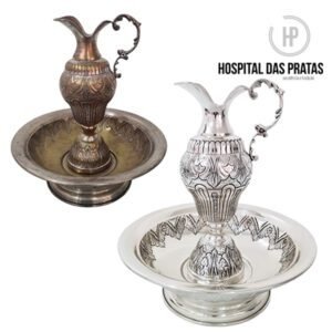 Jarra e Bacia Gomil Antes e Depois