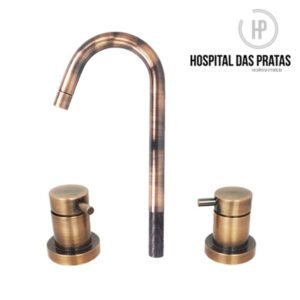 Jogo de misturador cobre oxidado I